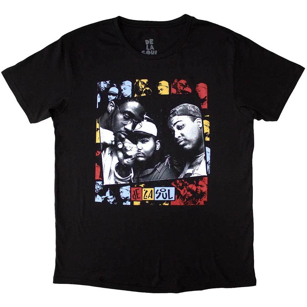 De La Soul Collage T-Shirt Black New