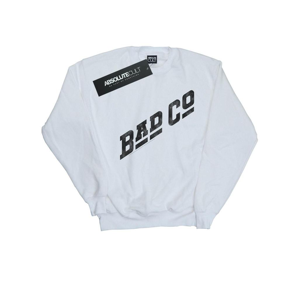 Bad Company Mens Distressed Logo Sweatshirt