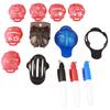 12Pcs Golf Ball Marker Alignment Kit 6 Ball Liner Template 3 Ball Line Liner 3 Ball Marker Pen