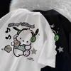 Trendy Pochacco Tshirt 2025 Summer New Unisexs Plus Size Tshirt Loose Casual Versatile Short Sleeved Top Cotton and Soft