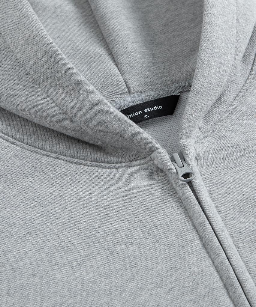 Худи на молнии Unionstudio Oversized с двусторонней разрезанной линией ( 3 цвета )
