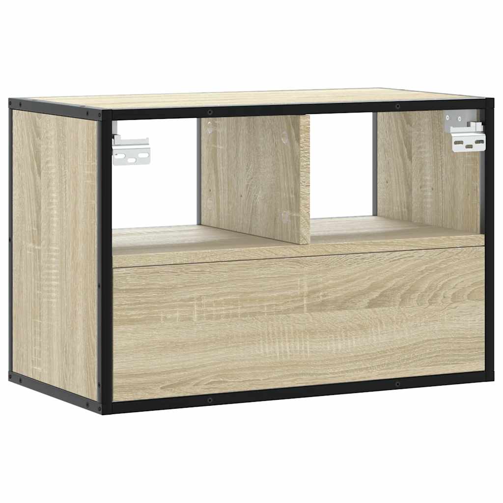 Vidaxl Szafka Pod Telewizor, Dąb Sonoma, 60X31X39,5 Cm