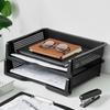 File Organizer Stackable File Rack Desktop Organizer A4 File Storage Tray Fashion   Documents