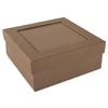 Квадратная коробка 12 x 12 x 5 см Паспарту 7,8 x 7,8 см