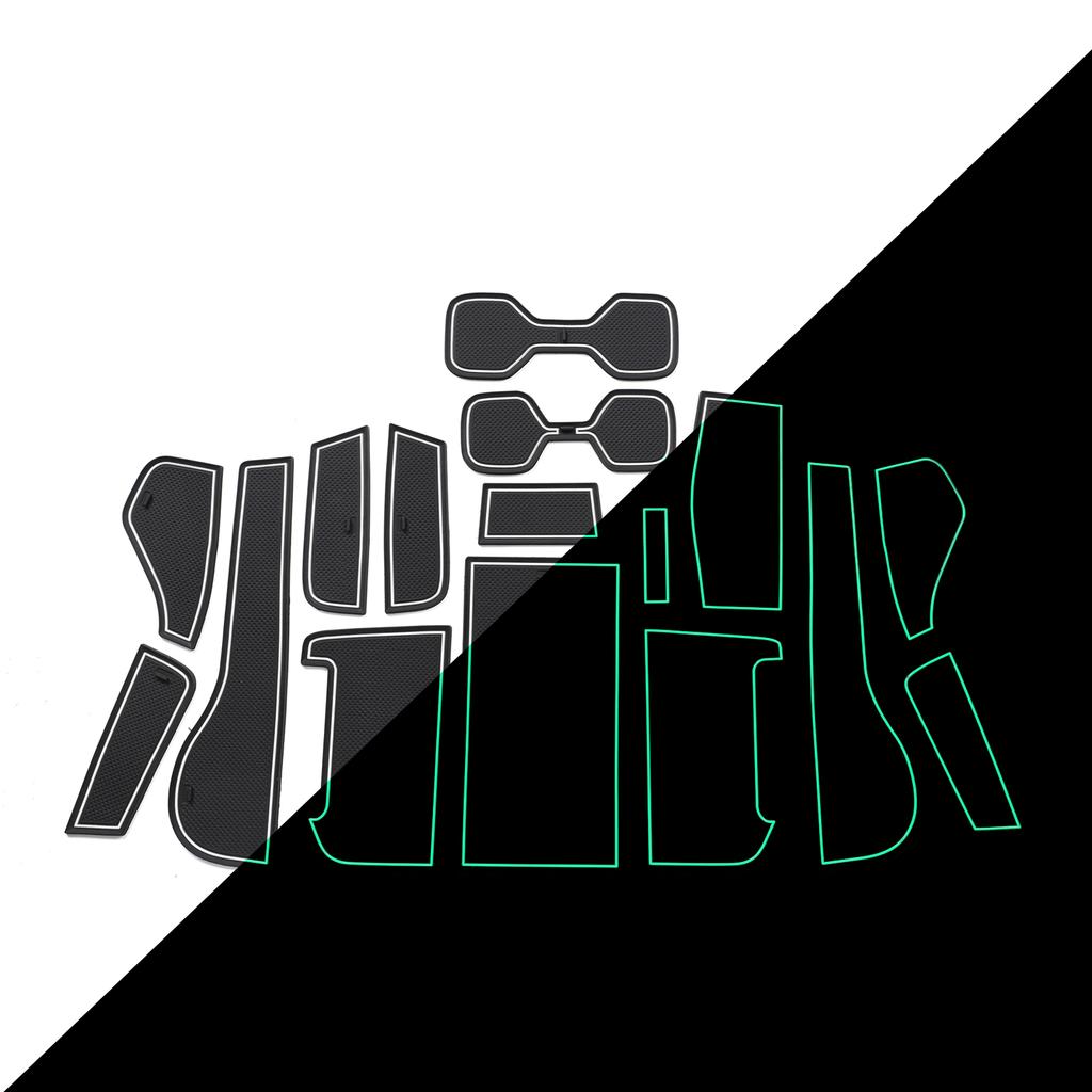 Противоскользящий резиновый коврик в нишу двери для Lexus NX 300 350h 450h 2021-2022 аксессуары подстаканники противоскользящие коврики