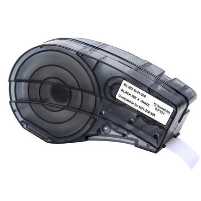 Этикетка совместимая с Brady BMP21-LAB BMP21-PLUS - Виниловая лента M21-500-595 12,7ммx6,4м®
