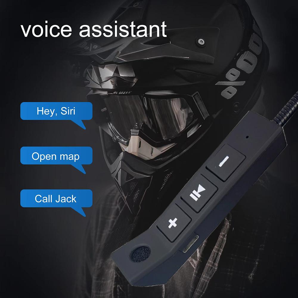 Bluetooth-гарнитура для мотоциклетного шлема BT5.0, беспроводные наушники для верховой езды с защитой от помех, гарнитура для мотоциклетного шлема с громкой связью