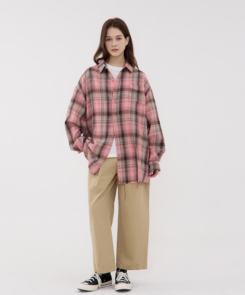 LEVHEARTED Cantus Wide Pants - Beige