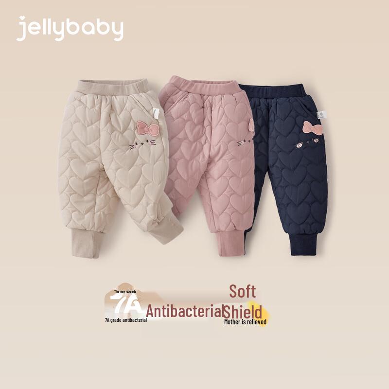 Детские повседневные термобрюки с бантом для девочек JELLYBABY