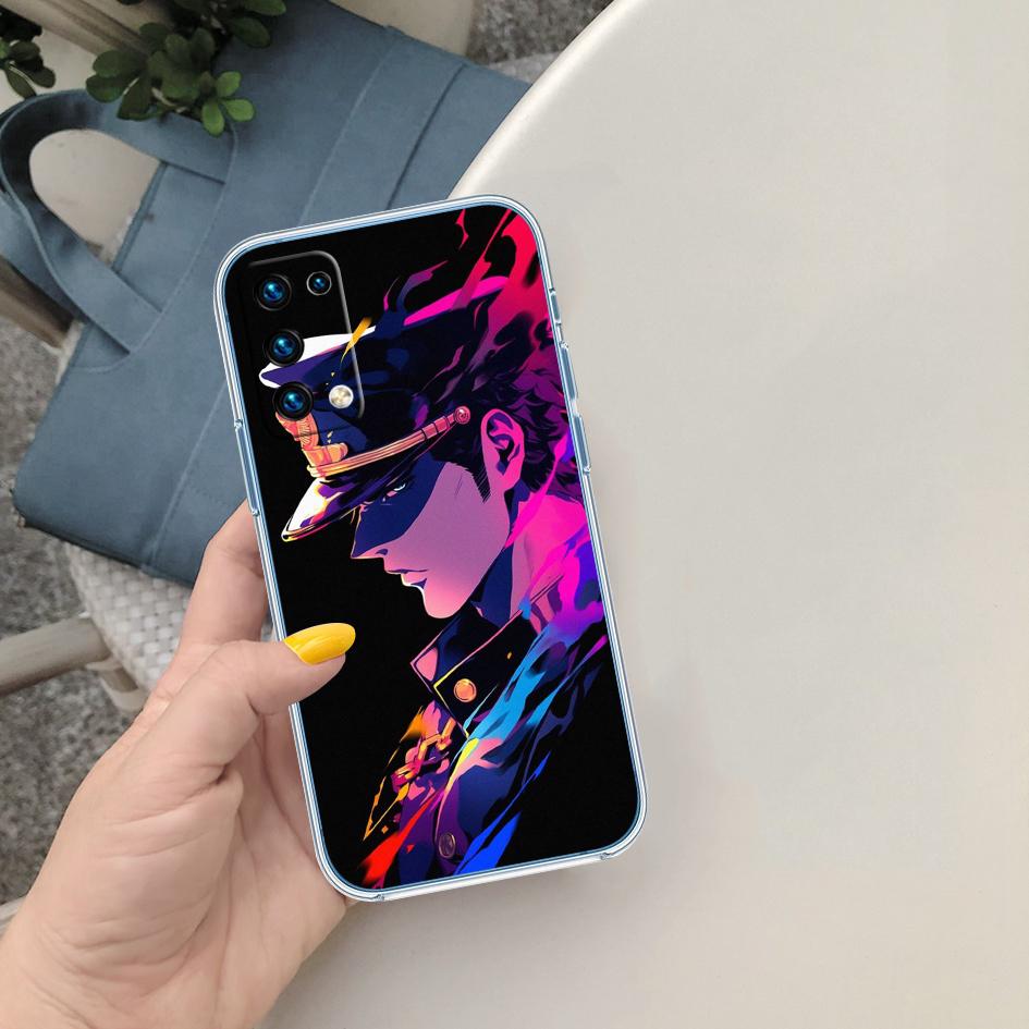 BF74 JoJos Bizarre Adventure Soft Shell Transparent Phone Case for Samsung Galaxy A04 A04S A14 A23 A34 A54 M23 M33 M52 M53