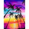 DIY Diamond Painting Landscape Sunset Sea Full Drill Embroidery Tree Scenery Mosaic Art Picture of Rhinestones Home Decoration