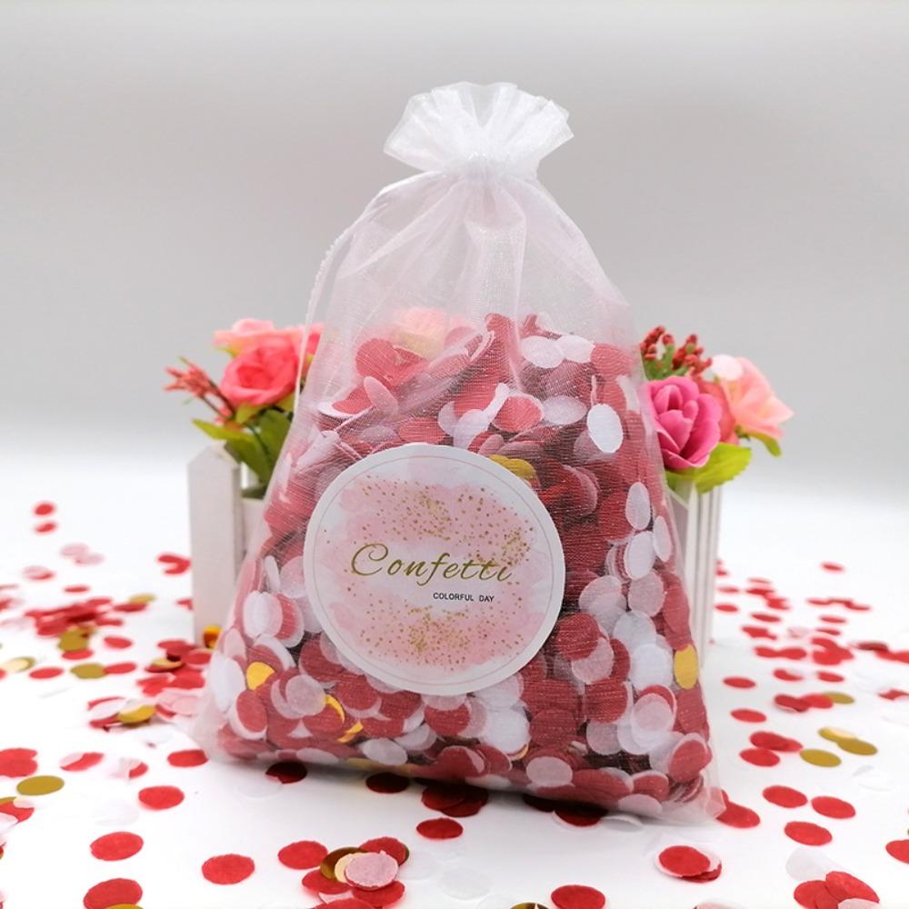 3 пакета круглых конфетти поп красочный прозрачный наполнитель для воздушных шаров новый бумажный конфетти свадебное украшение
