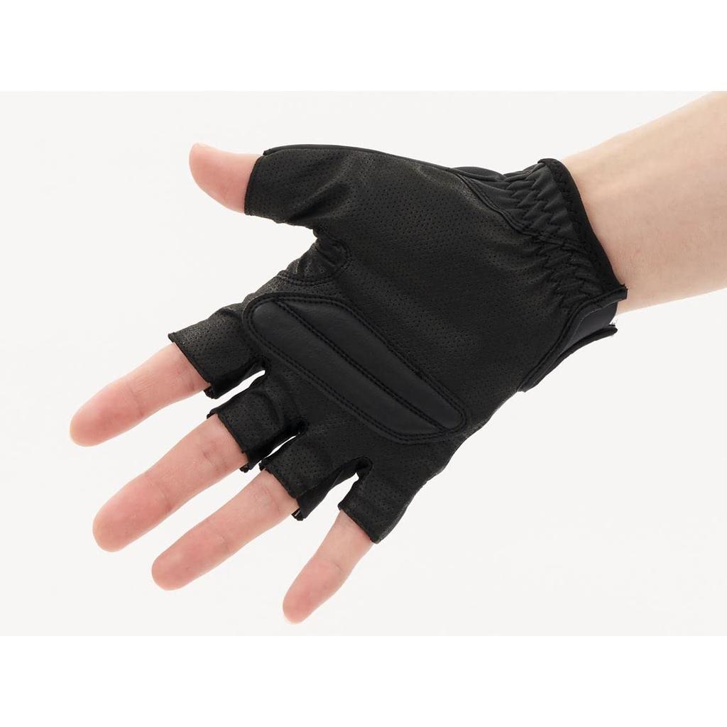 Daiwa Перчатки Ice Dry R с подкладкой, 5-пальцевый крой, DG-2123, низ черный, размер S