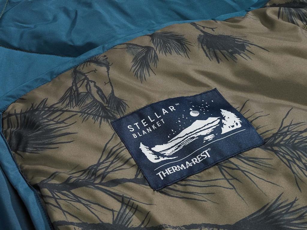 THERMAREST Outdoor Camping Blanket Stellar Blanket Peaking Pine 190 x 142 см, японский 30281 [Оригинальный продукт]
