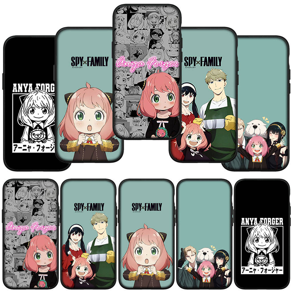 Phone Case for Samsung Galaxy S25 S23 S22 S24 Ultra FE S8 A05 A06 A15 A16 A36 A37 A35 A54 A55 A56 A57 A25 A26 A53 Anime Spy X Family Anya Forger Cover