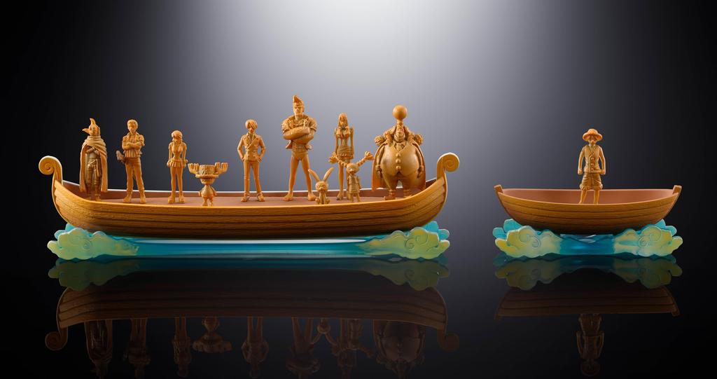 TAMASHII NATIONS Chogokin ONE PIECE Going Merry PIECE Anime 25th Anniversary Memorial 280 мм окрашенная подвижная фигурка - ONE Edition - прибл.