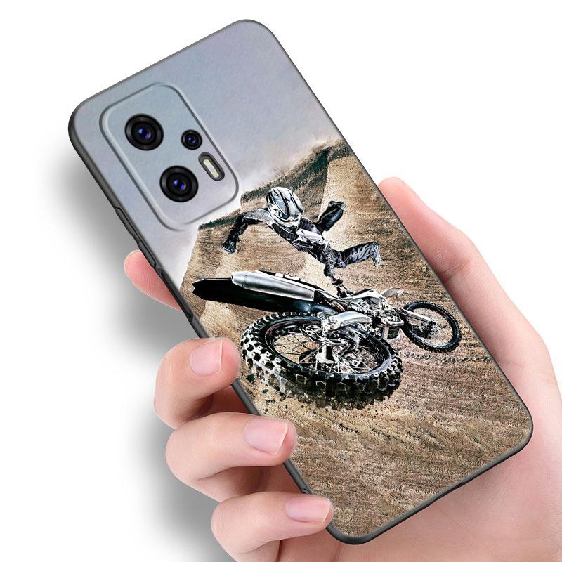Чехол для телефона Moto Cross Motorcycle Sports для Xiaomi POCO F2 F3 M2 M3 M4 X3 X4 Pro NFC F4 GT 5G F1 X2 C3 C31 C40 M5S черный чехол