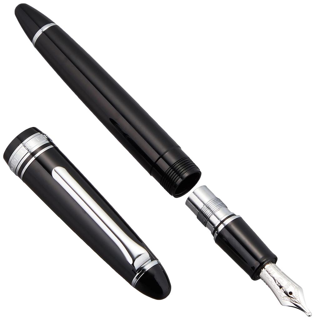 Sailor fountain pen Profit Light Silver Trim Black Zoom 11-1039-720