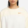 Nike Colorblock Casual Crewneck Long-Sleeve Pullover Sweatshirt for Women
