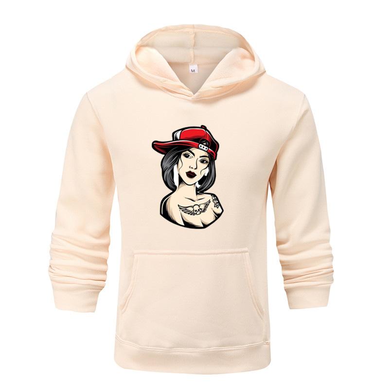 Осенне-зимняя новая персонализированная женская одежда с принтом аватара, мужская и женская толстовка с капюшоном для любителей, пуловер, спортивная толстовка для бега