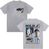 Rapper Milo J Camilo Villarruel Tour 2025 Graphic TShirt Unisex Women Vintage Hip Hop Fashion Oversized Cotton T Shirts Streetwear