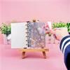 Креативная книга-стикербук с откидной крышкой, спиральный переплет против морщин, Книга для коллекционирования стикеров для учеников начальной школы, Альбом для стикеров