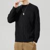Hot Sale, New Knitted Crew Neck Sweater In Autumn and Winter, Men's Bottom Knitted Sweater and Sweater