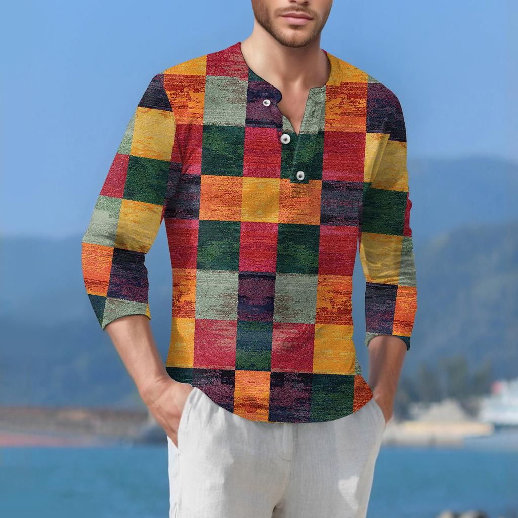 Мужская футболка уличная повседневная мода с длинными рукавами