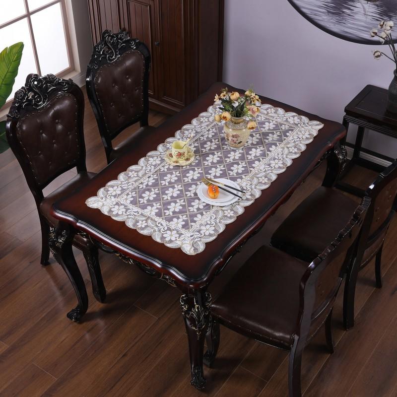 American Country Ins Style Crochet Table Runner Tablecloth Home Decor