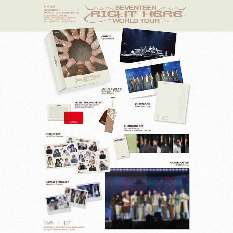 Seventeen SEVENTEEN WORLD TOUR [RIGHT HERE]  Dc+ Program Book