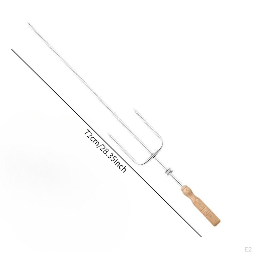 Вилка для барбекю, шампур для гриля, простая в использовании переносная подставка для приготовления шашлыка для пикника на открытом воздухе