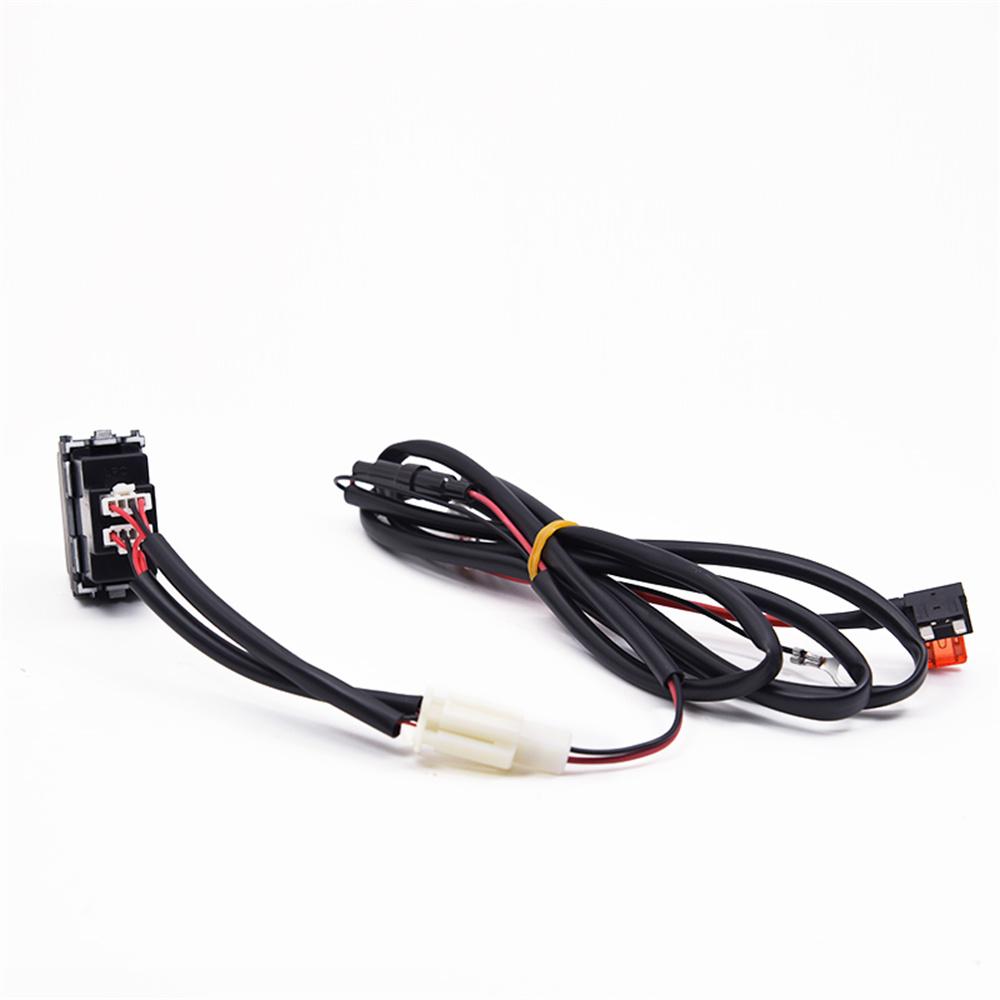 Автомобильное зарядное устройство 18 Вт Type-C+Qc3.0 Быстрая зарядка для Nissan Patrol Y61 Y62