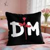 DDepecheMode LOGO Cushion Cover Square Short Plush Pillow Case Living Room Sofa Home Decor Funda X