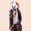 High Quality Shawl Satin Silk Square Scarf Women Flower Neckerchief Ladies Headband Hair Bands Print Foulard Hijab Wraps Bandana
