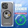 Для iPhone 15 Pro Max 14 15 Pro 13 14 15 Pro Max Мультяшный Астронавт Акриловый Чехол для Телефона с Поддержкой Magsafe Беспроводной Зарядки Задняя Крышка