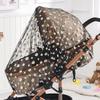Полностью закрывающийся козырек от солнца и москитная сетка для детской коляски, защита от комаров, дышащая, от насекомых и мух