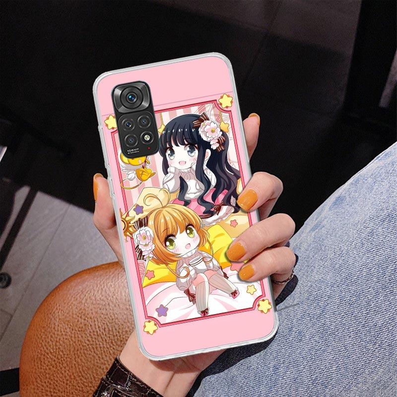 CardCaptor Sakura Anime Phone Case For Xiaomi Redmi Note 15 14 13 12S 12 11 Pro Plus 14S 11S 11E 10 10S 11T 5G Personalized Cove
