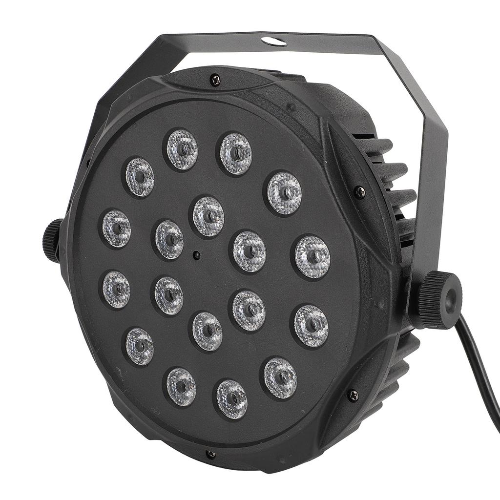 Светодиодный сценический свет 18 X 3 Вт, звуковая активация, 2 рабочих режима, RGB, Par, может использоваться для выступлений, вечеринок, свадеб