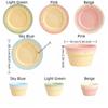 Ice Cream Shaped Ceramic Yogurt Bowl Cream Colored Dining Plate Minimalist Breakfast Plate  Cafe