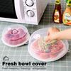 Stackable Microwave Plate Cover Transparent Sealing Disk Cover Portable Fruit Drainer Basket  Home