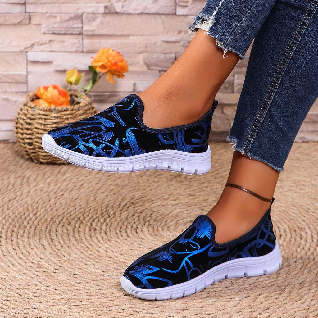 Fashion Women Fashion Multi Round Toe Sneakers Flat Bottom Comfortable Casual Single Shoes Platform Shallow Mouth Plus Size Shoes