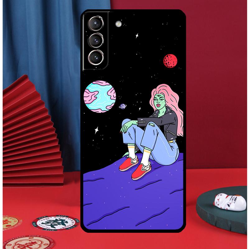 Чехол для телефона в стиле Хиппи Гранж для Samsung Galaxy S25 S24 Ultra S9 S10 S20 S21 S22 S23 Plus S24 FE Задняя крышка