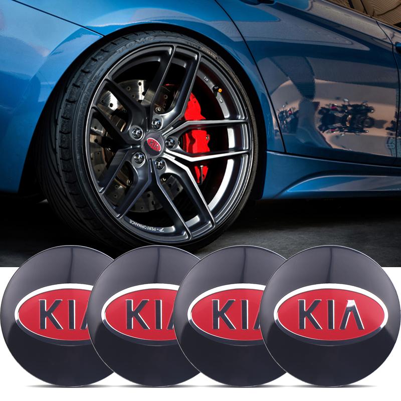 4Pcs 56/60/65/68MM For KIA Rio Ceed Sportage Cerato Soul Sorento Picanto Optima Car Wheel Center Hub Caps Wheel Cover Sticker MF1