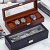 1 шт. Механические часы шкатулка для ювелирных изделий большой емкости с несколькими слотами ретро искусственная кожа винтажный домашний декор идеальный выбор для подарков