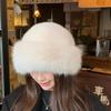Женская монгольская шапка осень-зима 2025 г. Новая женская модная меховая шапка меховая шапка меховые шапки без полей плюшевые пушистые лыжные теплые шапки