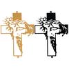 Jesus Cross Sign Acrylic Cross Sign Wall Decor Faith Cross Sign Crowned