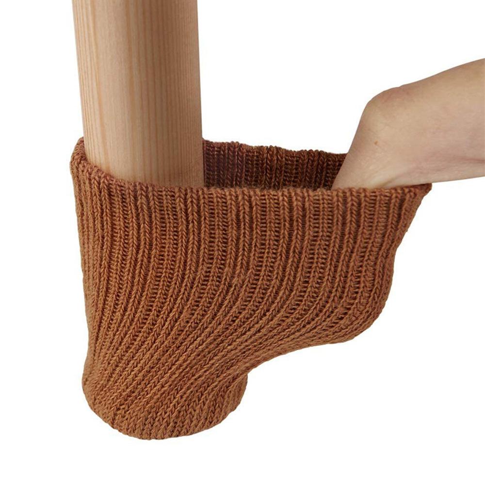 4pcs Table Leg Socks Chair Knitted Furniture Sock Floor Protectors  Furniture Legs Table Chair Leg Protector Cover For Furniture