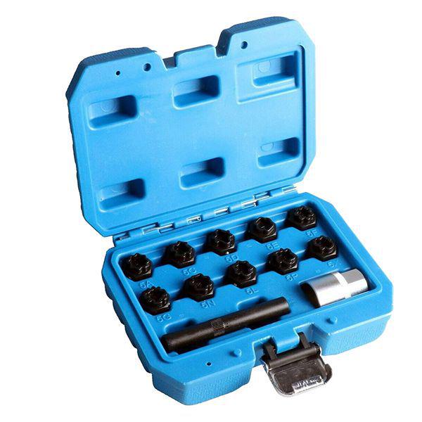 12-Piece Anti-theft Tire Nut Socket Set for Mercedes