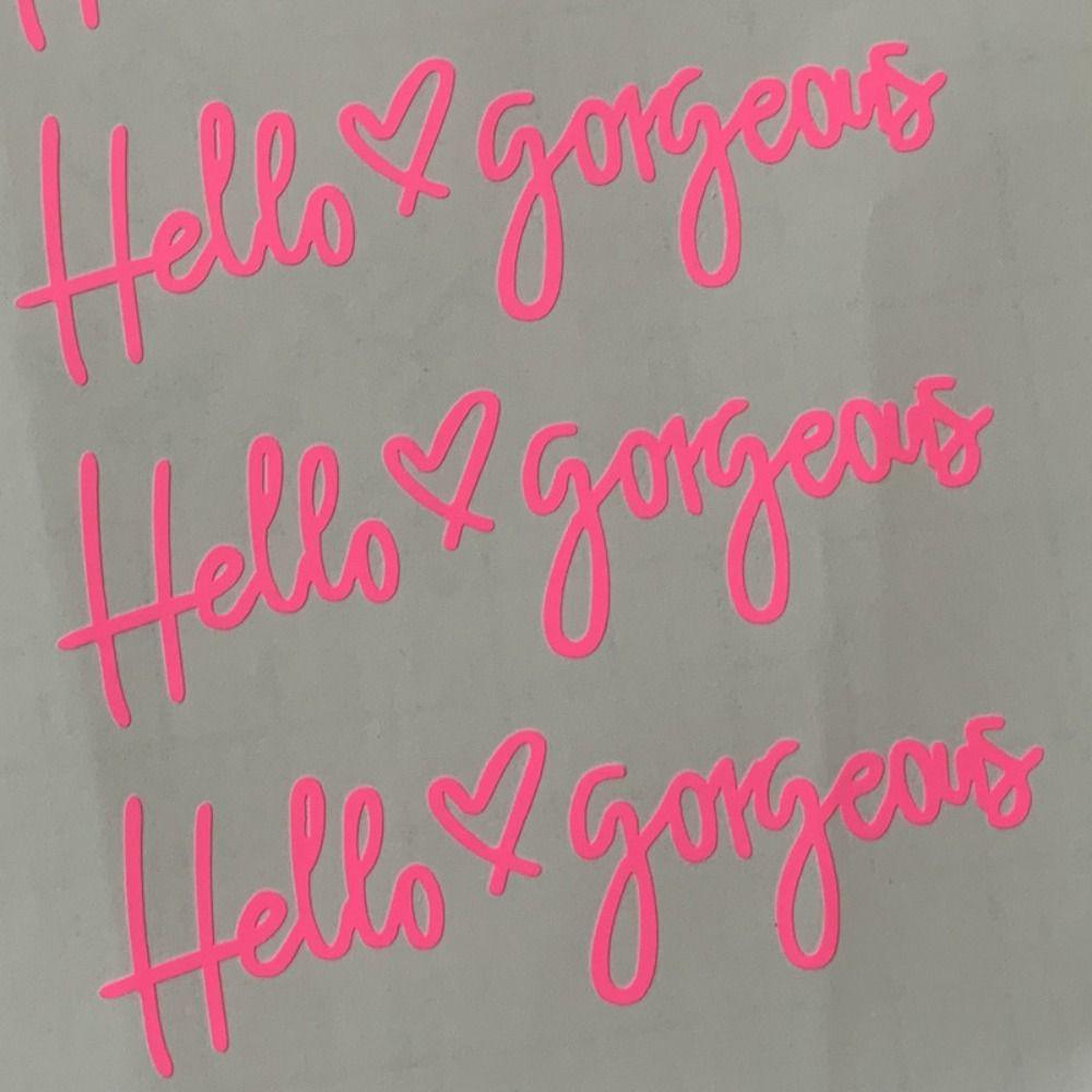 Hello Gorgeous Hello Gorgeous Car Sticker Hello Gorgeous Decals  Theme Styling Decorative