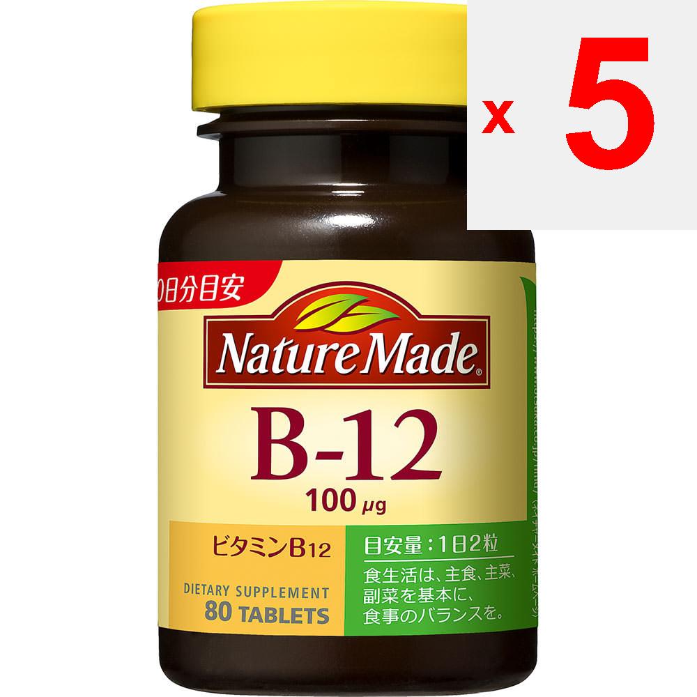 Otsuka Nature Made B-12 80 таблеток Основной препарат витамина B12 Витамины Основной препарат витамина B12